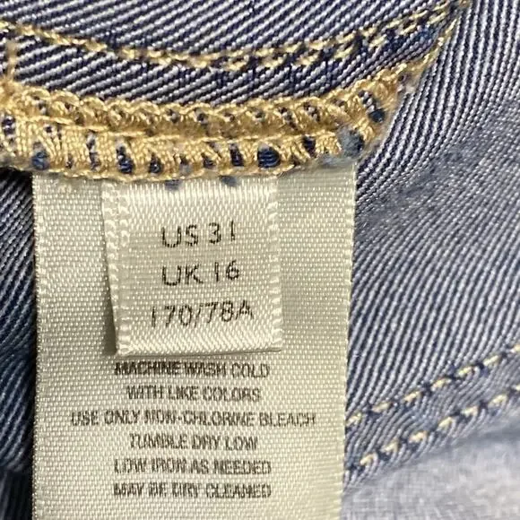 We the Free Thirty one flare leg denim blue jean pants size 31 - Picture 9 of 12